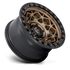 Fuel Off-Road Unit Bronze w/ Matte Black Ring wheel - view 2