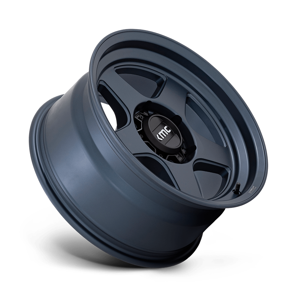 KMC KM728 Lobo Metallic Blue wheel - view 2