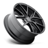 Niche Misano Matte Black wheel - view 2