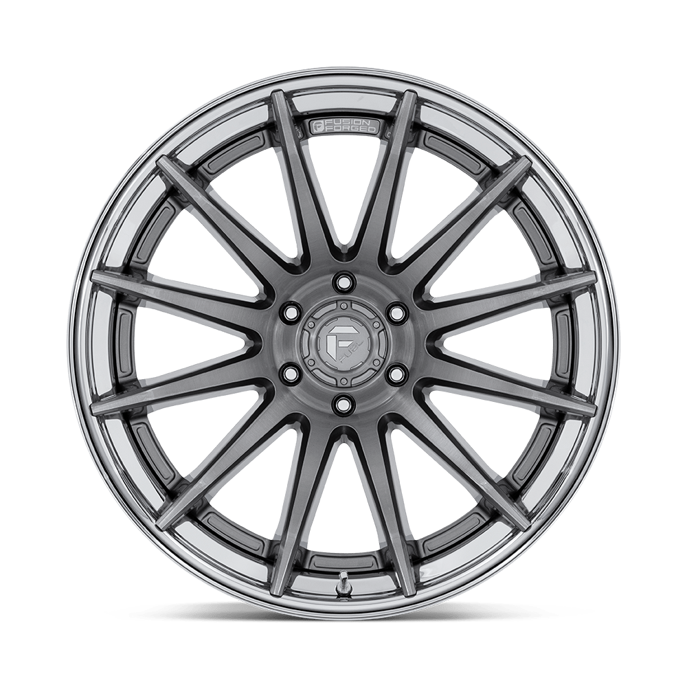 Fuel Off-Road Burn Platinum w/ Chrome Lip wheel - view 3