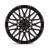 Niche Calabria 6 Matte Black Machined Dark Tint wheel - view 3