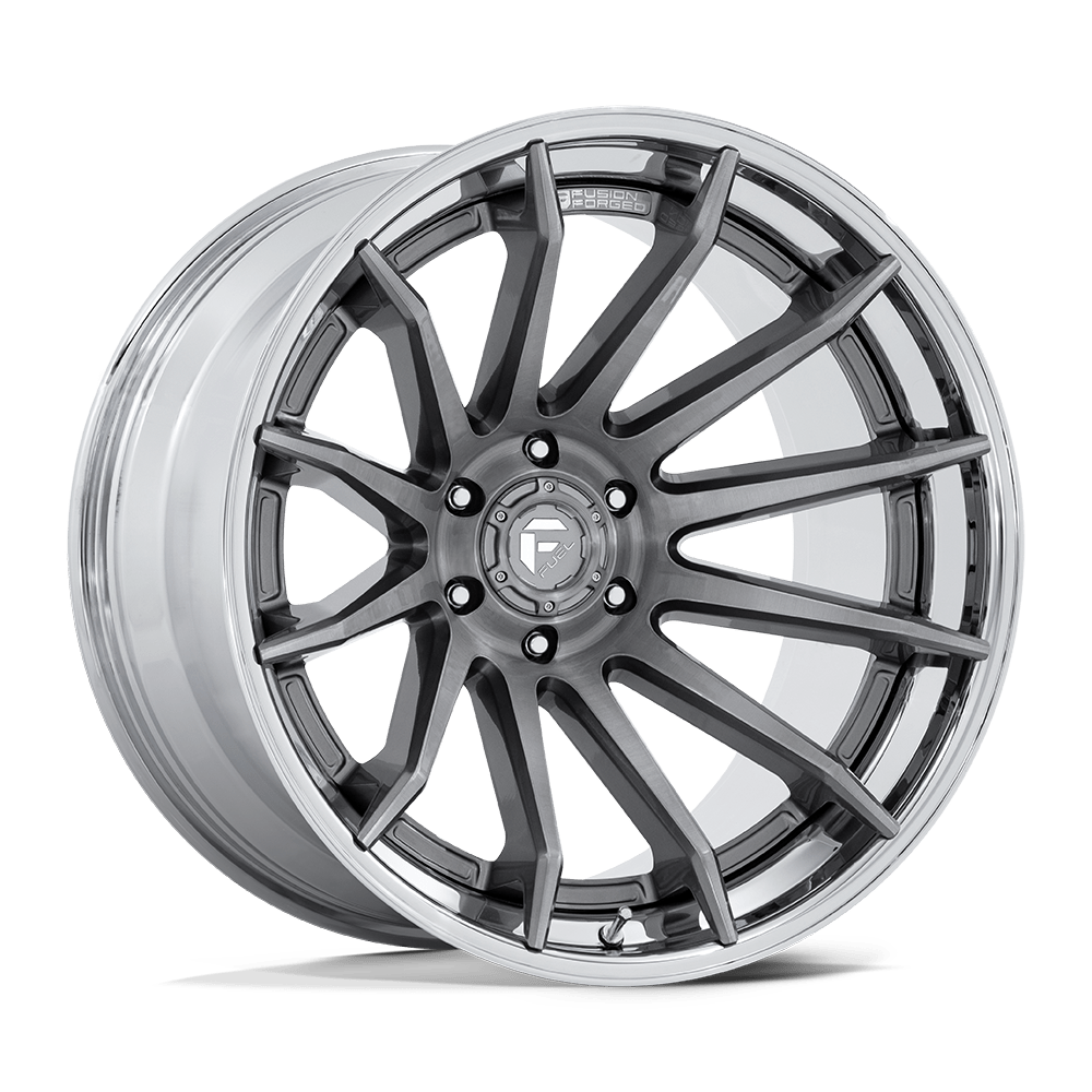 Fuel Off-Road Burn Platinum w/ Chrome Lip wheel