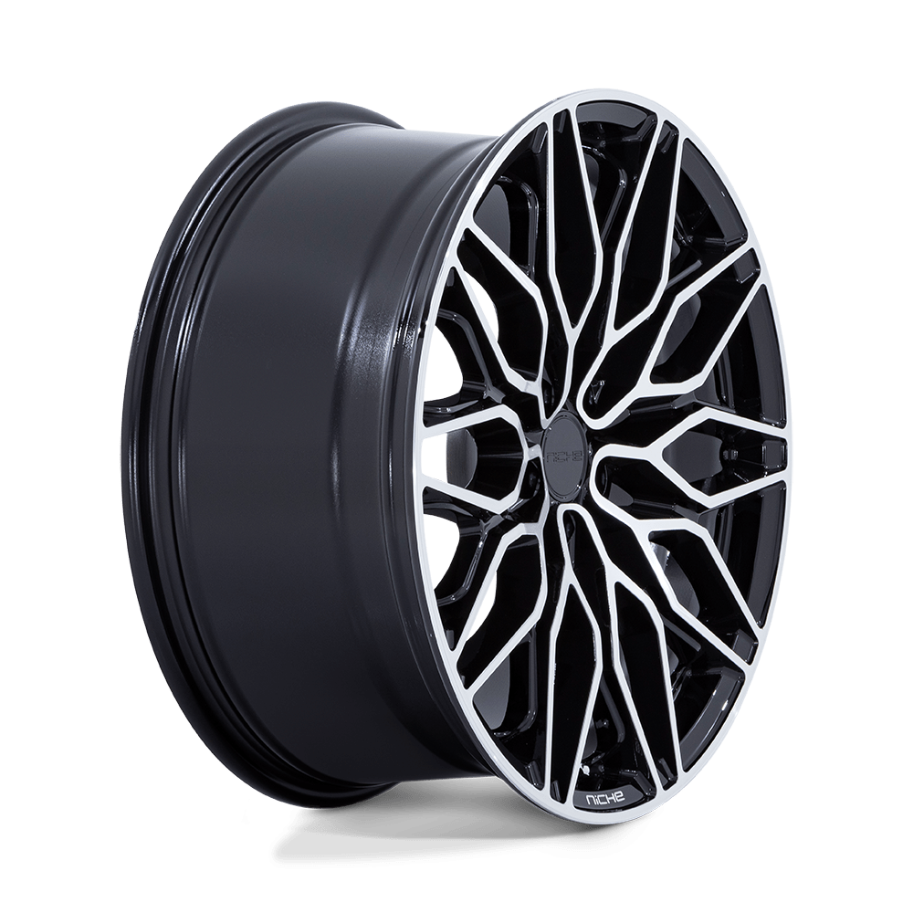 Niche Calabria 5 Gloss Black Machined wheel - view 3