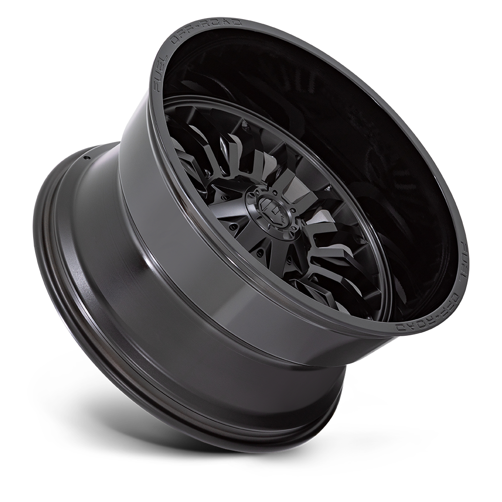 Fuel Off-Road Arc Matte Black w/ Gloss Black Lip wheel - view 2