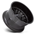 Fuel Off-Road Arc Matte Black w/ Gloss Black Lip wheel - view 2