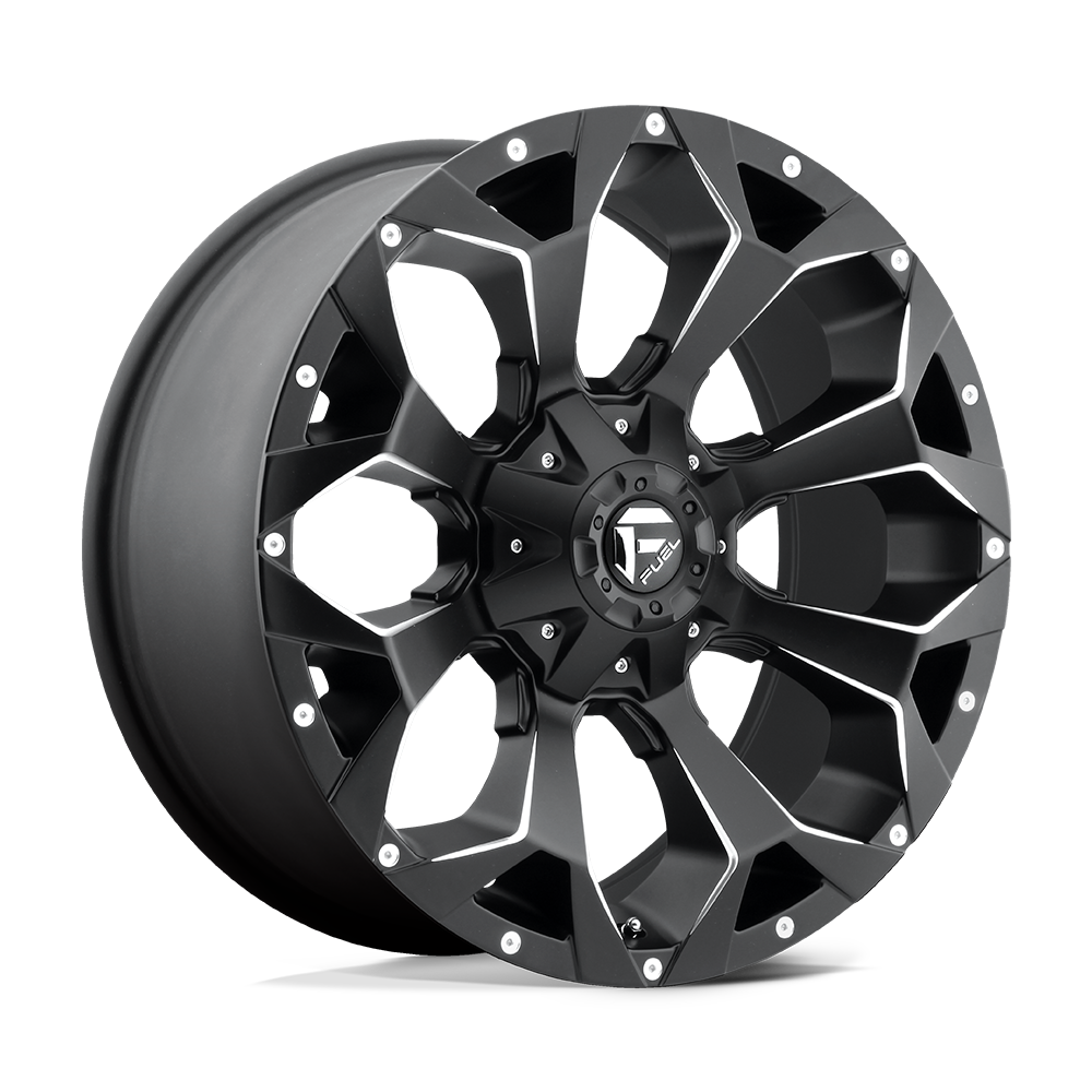 Fuel Off-Road Assault Matte Black Milled wheel