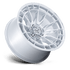 Fuel Off-Road Revolt Hyper Silver w/ Machined Face wheel - view 2