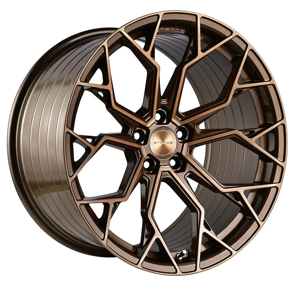 Stance SF10 Brushed Dual Bronze Widebody Challenger (20x11 Setup) Full Set