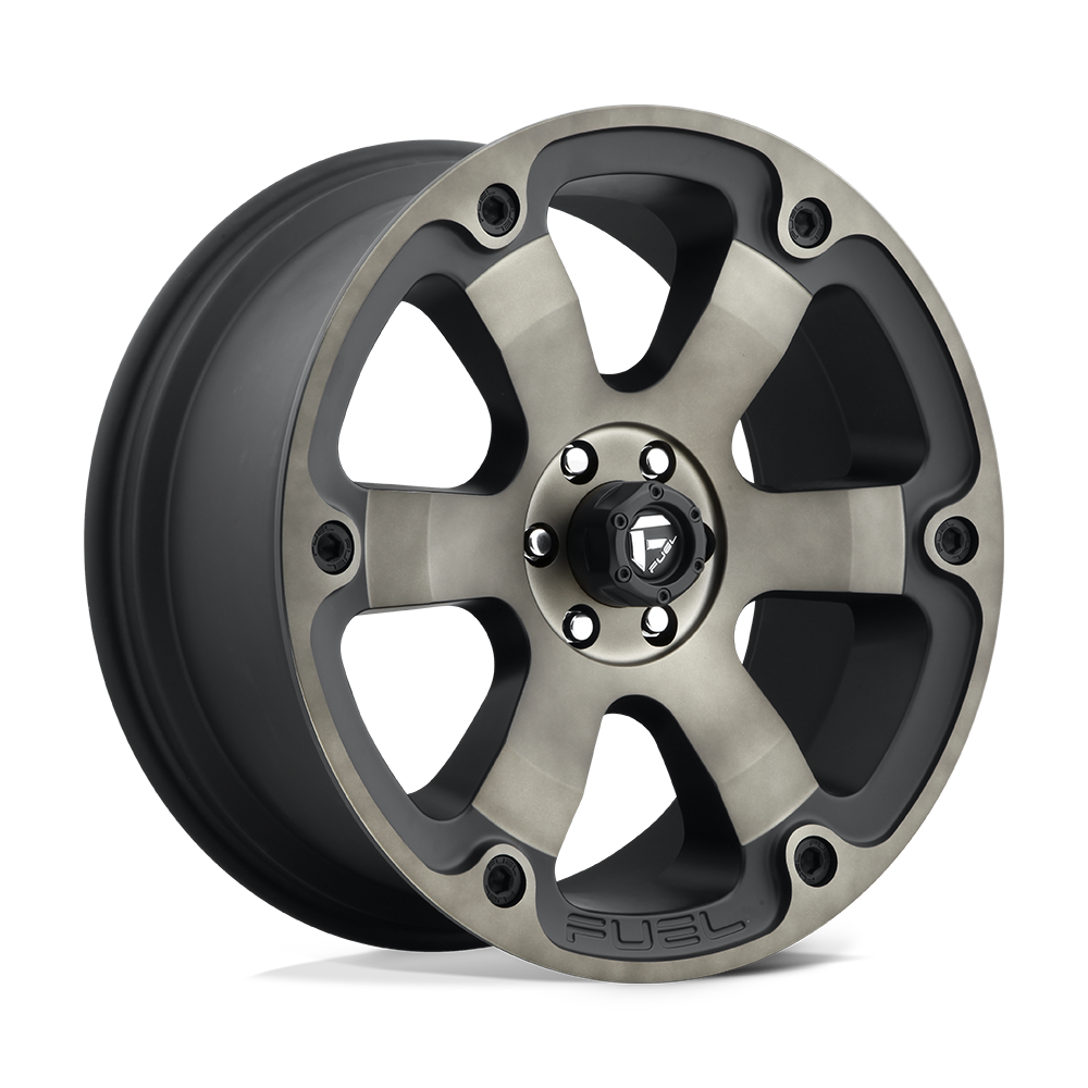 Fuel Off-Road Beast Matte Black w/ Double Dark Tint wheel