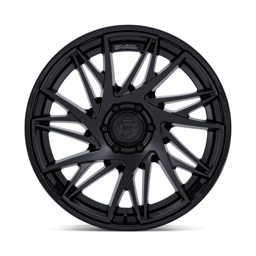 Fuel Off-Road Dynamo Matte Black w/ Gloss Black Lip wheel - view 3