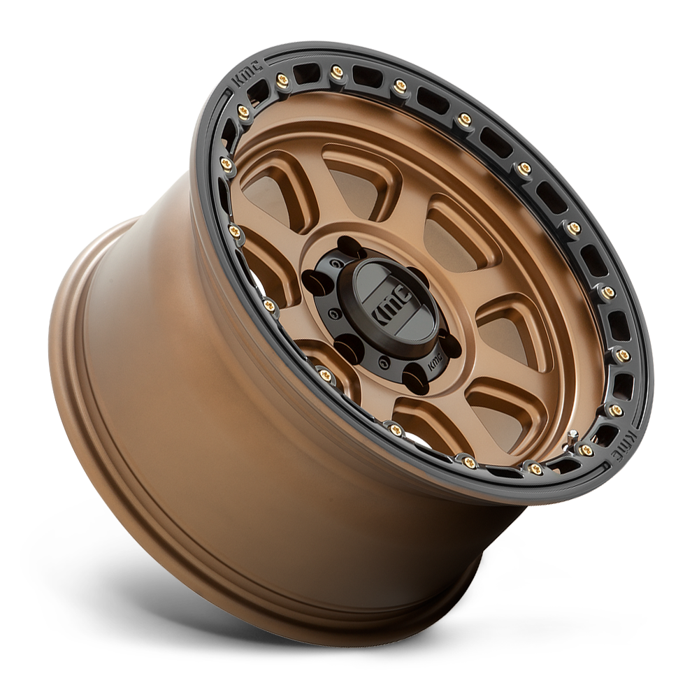 KMC KM548 Chase Matte Bronze w/ Black Lip wheel - view 2