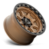 KMC KM548 Chase Matte Bronze w/ Black Lip wheel - view 2