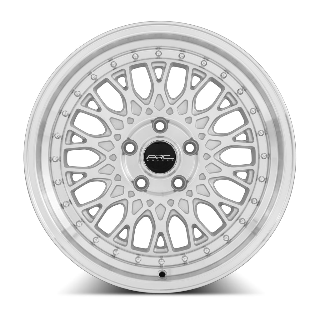 Vors AR1 Silver Machined Face wheel — angled profile view