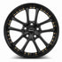 Vors AR5 Gloss Black wheel — angled profile view