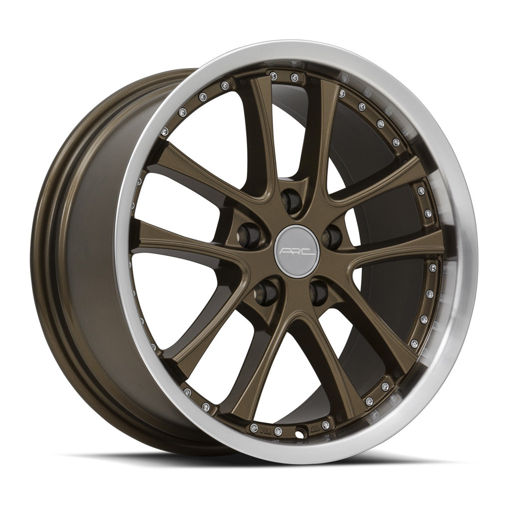 Vors AR5 Bronze Machined Lip wheel — front face view