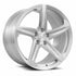 MRR F23 Brushed Clear wheel — front face view