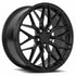 MRR FG-X Gloss Black wheel — front face view