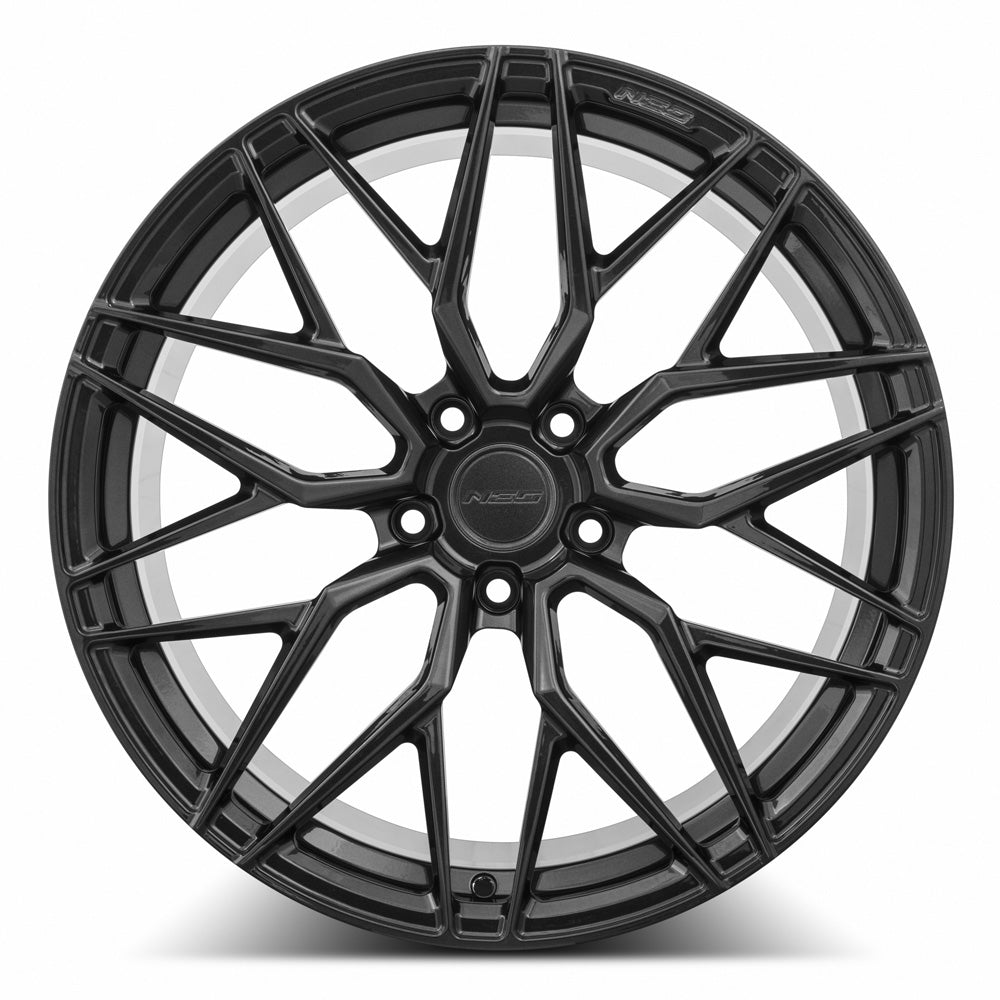 MRR FG-X Carbon Flash wheel — angled profile view