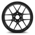 MRR FR43 Gloss Black wheel — angled profile view
