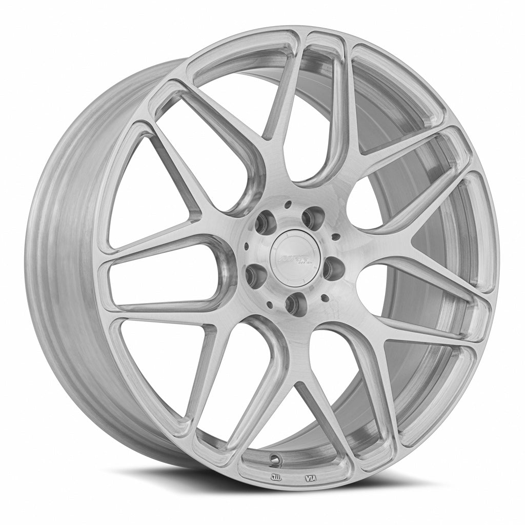 MRR FS01 Brushed Clear wheel — front face view