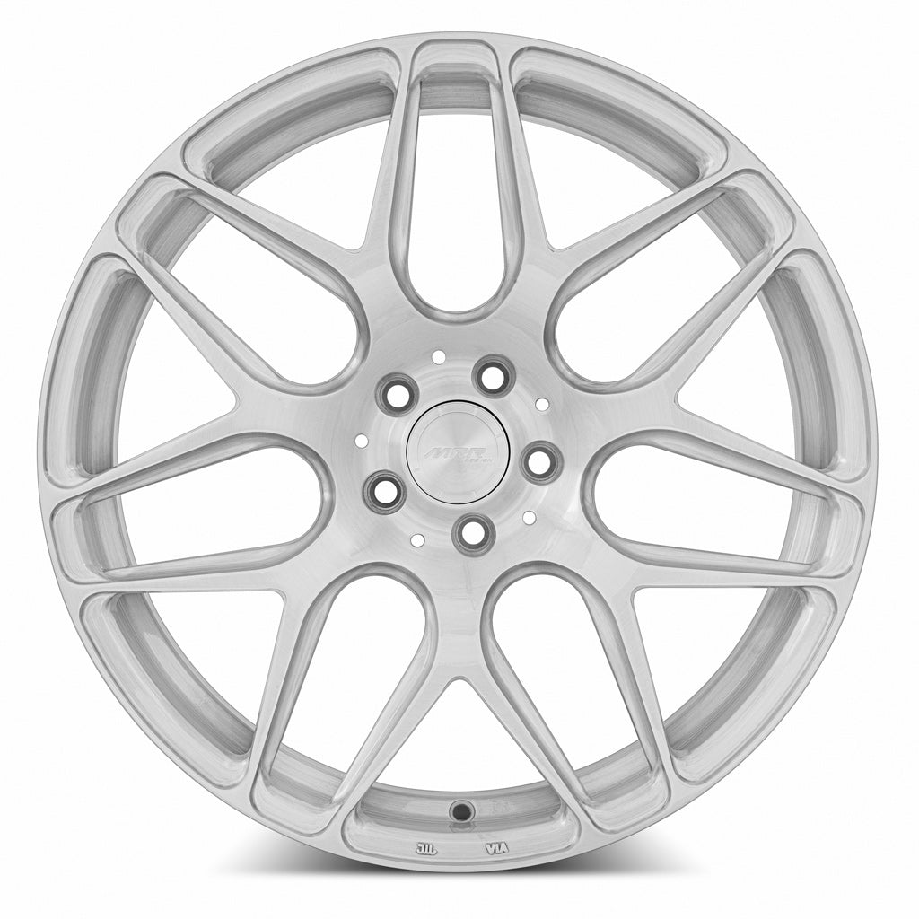 MRR FS01 Brushed Clear wheel — angled profile view