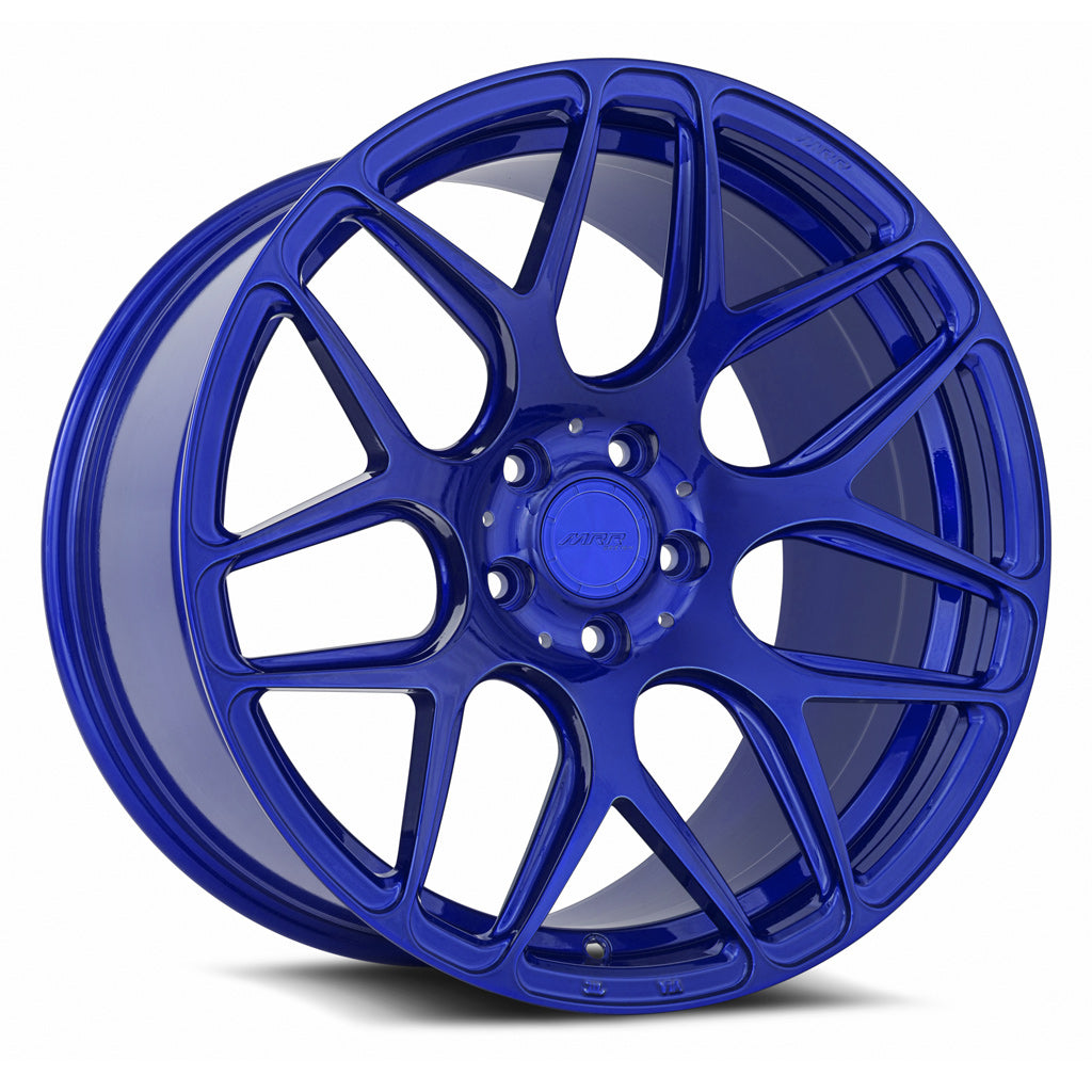 MRR FS01 Candy Blue wheel — front face view