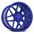 MRR FS01 Candy Blue wheel — front face view