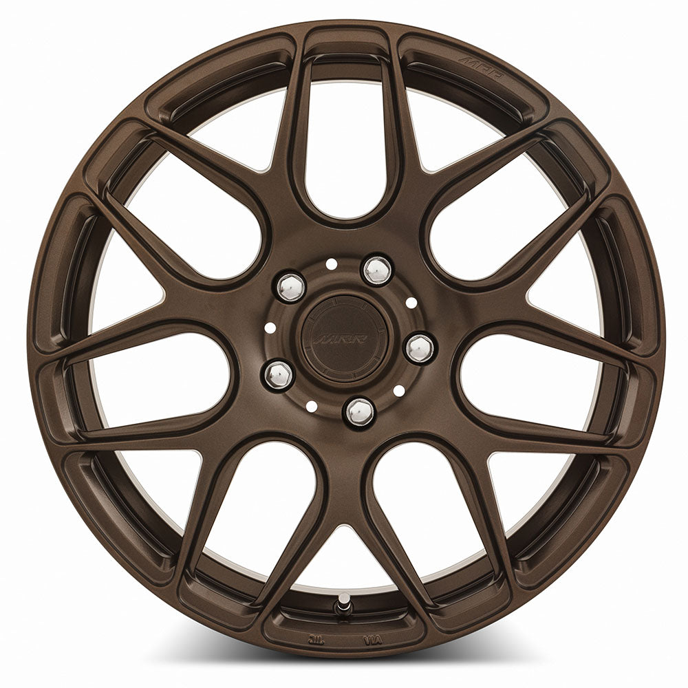 MRR FS01 Gloss Bronze wheel — angled profile view