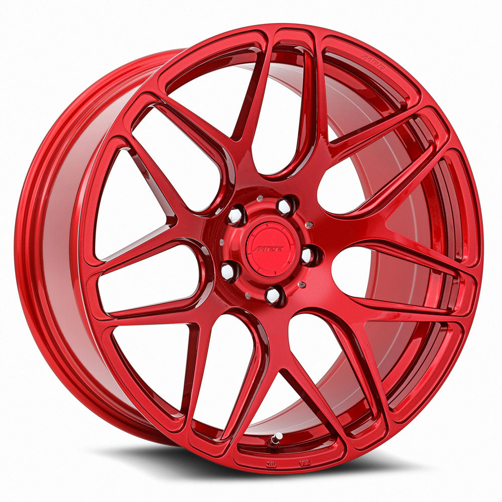 MRR FS01 Candy Red wheel — front face view