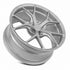 MRR FS06 Liquid Silver wheel — lip and spoke detail