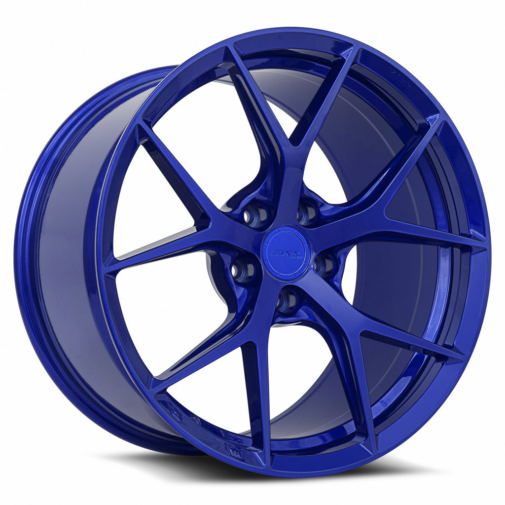 MRR FS06 Candy Blue wheel — front face view