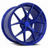 MRR FS06 Candy Blue wheel — front face view