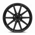 MRR GF26 Gloss Black wheel — angled profile view