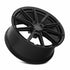 MRR GF26 Gloss Black wheel — lip and spoke detail