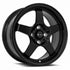 Vors LT05 Gloss Black wheel — front face view