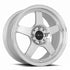 Vors LT05 Silver wheel — front face view
