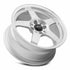 Vors LT05 Silver wheel — lip and spoke detail