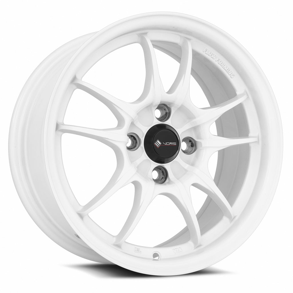 Vors LT10 White wheel — front face view
