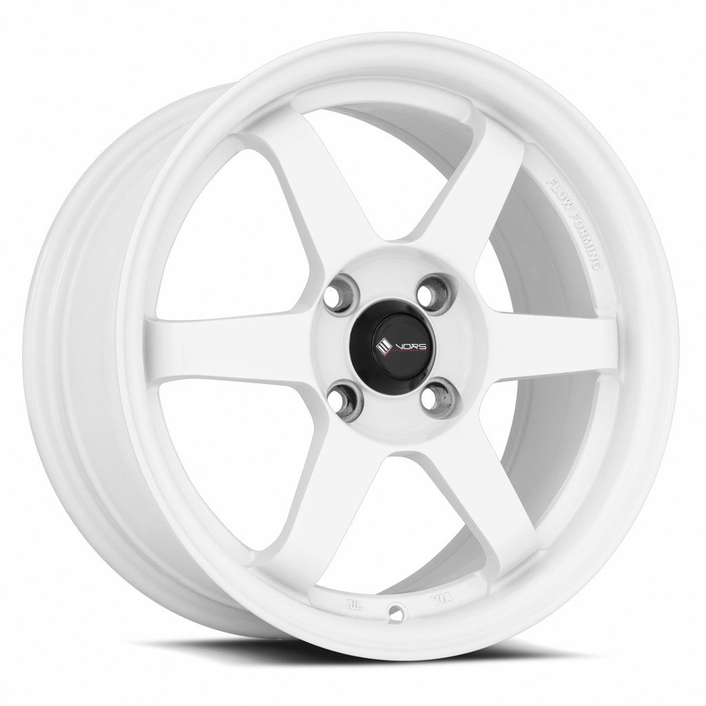 Vors LT37 White wheel — front face view
