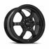 Vors LT61 Gloss Black wheel — front face view