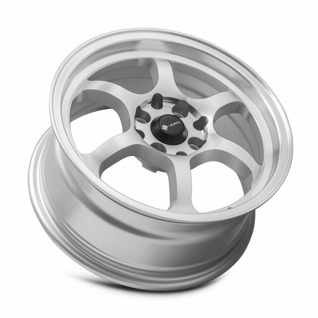 Vors LT61 Silver Machined Face wheel — lip and spoke detail