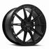 Vors LT84 Gloss Black wheel — front face view