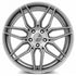 MRR M024 Gloss Gun Metal wheel — angled profile view