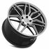 MRR M024 Gloss Gun Metal wheel — lip and spoke detail