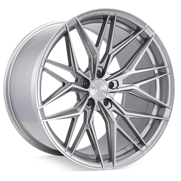 Rohana RFX17 Brushed Titanium C8 Corvette (20x9/21x12 Setup) Full