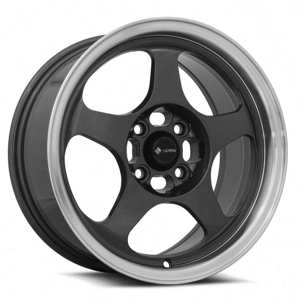 Vors SP1 Hyper Black Machine Lip wheel — front face view