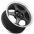 Vors SP1 Hyper Black Machine Lip wheel — lip and spoke detail