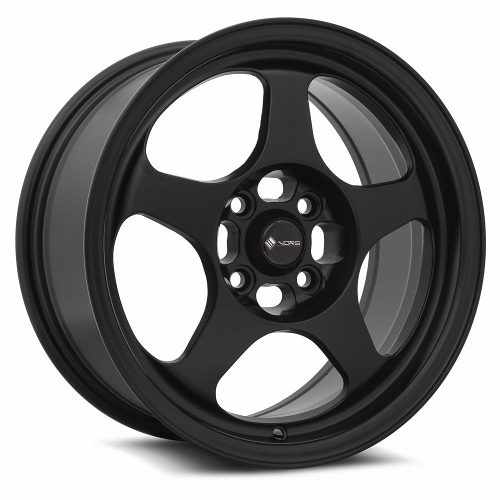 Vors SP1 Matte Black wheel — front face view