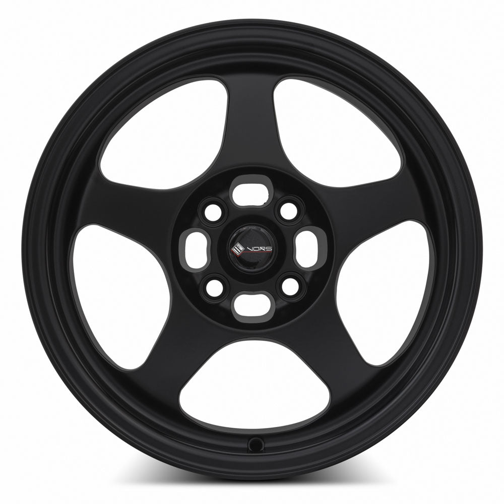 Vors SP1 Matte Black wheel — angled profile view