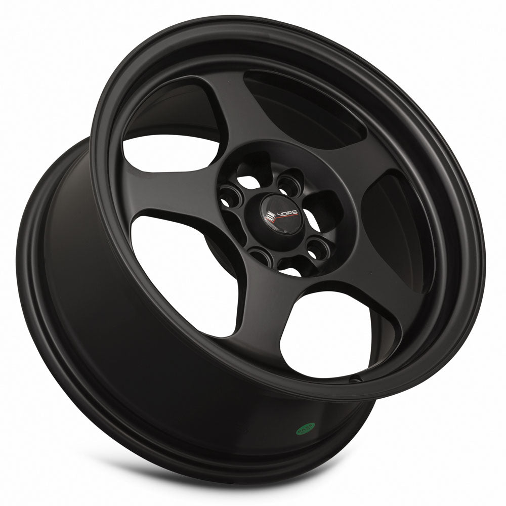 Vors SP1 Matte Black wheel — lip and spoke detail